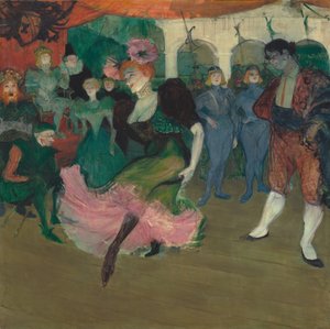 Marcelle Lender Dancing the Bolero in "Chilpéric" by Henri de Toulouse Lautrec