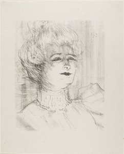 Marie-Louise Marsy, from Thirteen Lithographs by Henri de Toulouse Lautrec