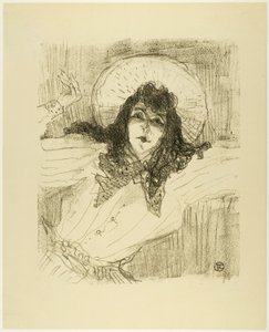 May Belfort, from Treize Lithographies by Henri de Toulouse Lautrec