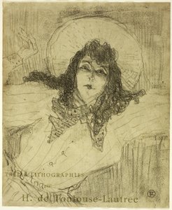 May Belfort, from Thirteen Lithographs by Henri de Toulouse Lautrec