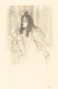 Miss May Belfort Bare-Headed, 1895