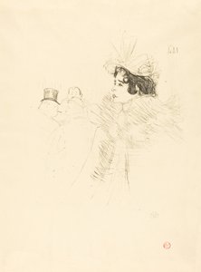Miss May Belfort in the Irish and American Bar, rue Royale
