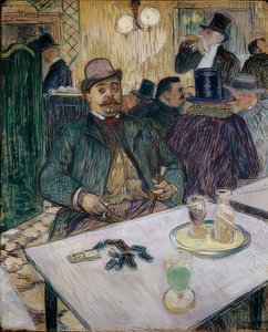 Monsieur Boileau in a Café, 1893 by Henri de Toulouse Lautrec