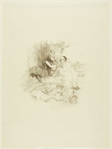 Picnic by Henri de Toulouse Lautrec