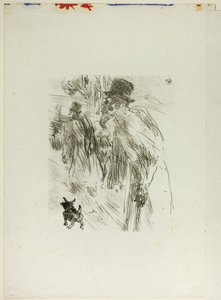 Polish Jews, Carlsbad, from At the Foot of Sinai by Henri de Toulouse Lautrec