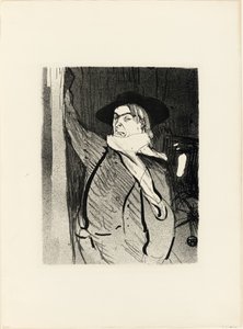 Portrait of Aristide Bruant, from The Café-Concert by Henri de Toulouse Lautrec