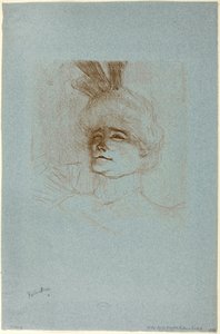 Portrait of Mademoiselle Marcelle Lender, Three-Quarter View by Henri de Toulouse Lautrec