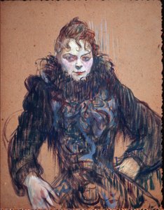 Portrait of a Woman in the Black Boa
