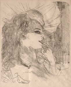 Portraits of Actors and Actresses: Thirteen Lithographs: Anna Held, 1898 by Henri de Toulouse Lautrec