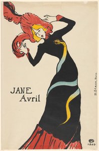 Portrait of the Dancer Jane Avril (Jeanne Beaudon)