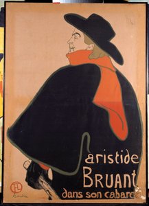 Poster Depicting Aristide Sparrow in His Cabaret