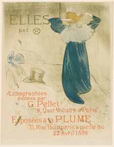 Poster for Elles by Henri de Toulouse Lautrec