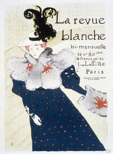 Poster for La Revue Blanche by Henri de Toulouse-Lautrec in 1895 by Henri de Toulouse Lautrec