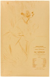 Program for La Leprous by Henri de Toulouse Lautrec