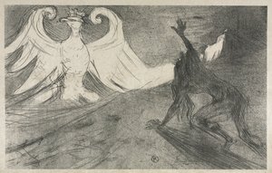 Project for Frontispiece to: Au pied du Sinaï