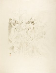 Promenade by Henri de Toulouse Lautrec