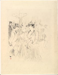 Promenade by Henri de Toulouse Lautrec