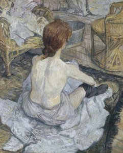 The Redhead, also called The Toilet by Henri de Toulouse-Lautrec