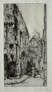 Saint-Etienne des Tonneliers in Rouen by Henri de Toulouse Lautrec