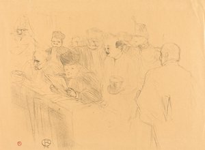 Soudais Deposition by Henri de Toulouse Lautrec