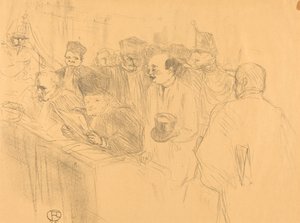 Soudais Deposition by Henri de Toulouse Lautrec