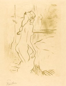 Study of a Woman by Henri de Toulouse Lautrec