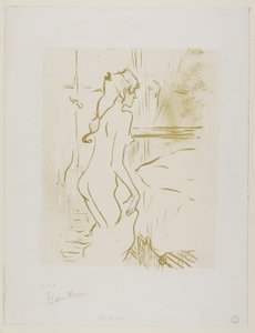 Study of a Woman by Henri de Toulouse Lautrec