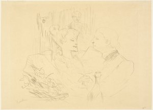 Supper in London by Henri de Toulouse Lautrec