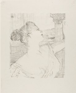 Sybil Sanderson, from Treize Lithographies by Henri de Toulouse Lautrec