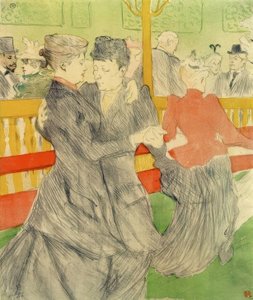 Dance at the Moulin Rouge by Henri de Toulouse Lautrec