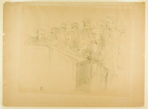 The Arton Trial (First Plate) by Henri de Toulouse Lautrec