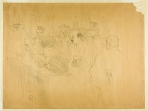 The Arton Trial (third plate) by Henri de Toulouse Lautrec