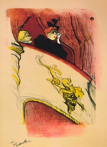 The Box with the Gilded Mask by Henri de Toulouse Lautrec