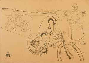 The Cyclist Michael by Henri de Toulouse Lautrec