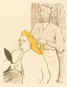 The Hairdresser - Program for the Théâtre Libre by Henri de Toulouse Lautrec