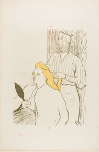 The Hairdresser, Program for the Théâtre Libre by Henri de Toulouse Lautrec