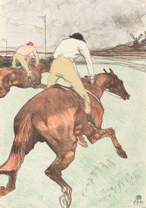 The Jockey by Henri de Toulouse Lautrec