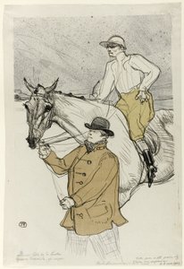 The Jockey Going to the Post