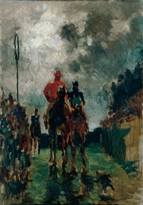 The Jockeys by Henri de Toulouse-Lautrec