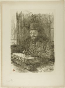 The Master Engraver, Adolphe Albert by Henri de Toulouse Lautrec