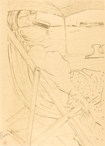 The Passenger from Cabin 54 - Sailing in a Yacht, 1896 by Henri de Toulouse Lautrec