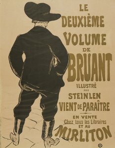 The Second Volume of Bruant by Henri de Toulouse Lautrec
