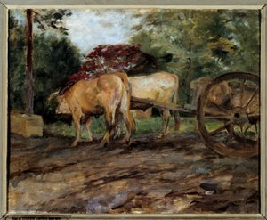 The oxen under the yoke by Henri de Toulouse Lautrec