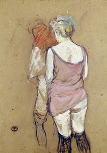 Two Semi-Nude Women at the Maison de la Rue des Moulins