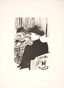 A Spectator by Henri de Toulouse Lautrec