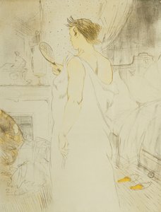 Woman Ice - Ice Hand, Plate VI from Elles, 1896 by Henri de Toulouse Lautrec