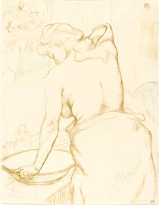 Woman Washing Herself