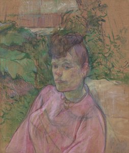 Woman in the Garden of Monsieur Forest by Henri de Toulouse Lautrec