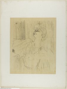 Yvette Guilbert—A Menilmontant de Bruant, from Yvette Guilbert by Henri de Toulouse Lautrec