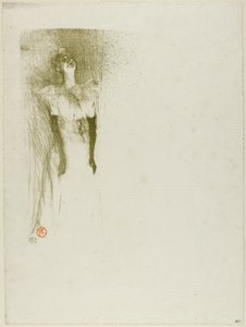 Yvette Guilbert by Henri de Toulouse Lautrec
